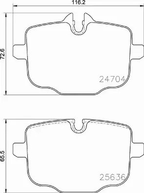 BREMBO TARCZE+KLOCKI TYŁ BMW X3 G01 X4 G02 345MM 