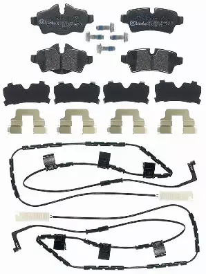 BREMBO Zestaw klocków hamulcowych, hamulce tarczowe P 06 103 