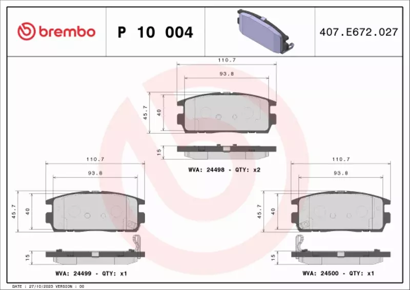 BREMBO TARCZE+KLOCKI TYŁ CHEVROLET CAPTIVA 303MM 