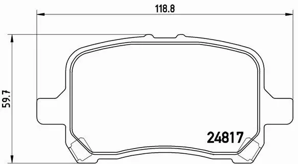 BREMBO KLOCKI HAMULCOWE PRZÓD P 10 014 