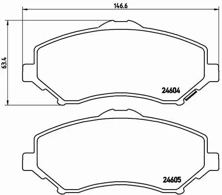 BREMBO TARCZE+KLOCKI PRZÓD DODGE JOURNEY 302MM 