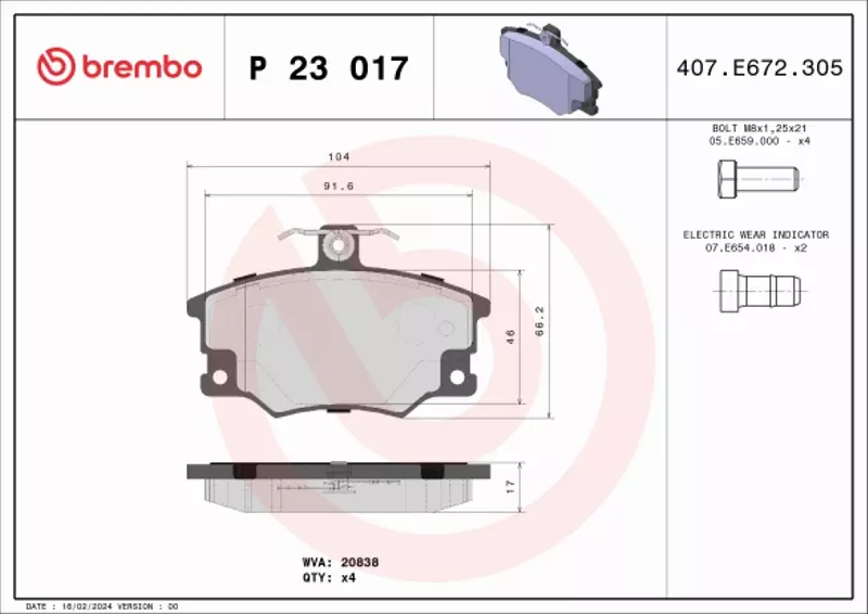 BREMBO KLOCKI HAM ALFA ROMEO 145 146 155 SPIDER PR 