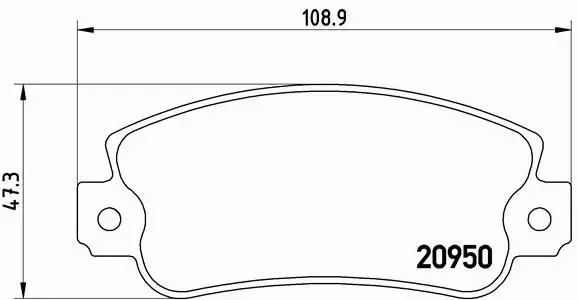 BREMBO KLOCKI HAMULCOWE PRZÓD P 23 021 