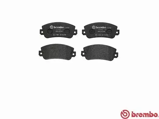 BREMBO KLOCKI HAMULCOWE PRZÓD P 23 021 