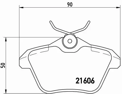 BREMBO TARCZE+KLOCKI TYŁ ALFA ROMEO 156 251MM 