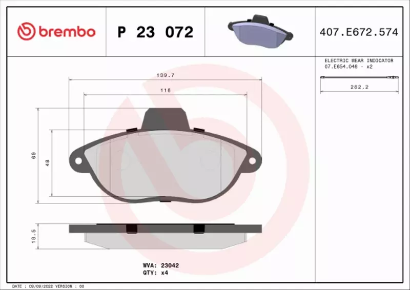 BREMBO KLOCKI HAM EVASION JUMPY SCUDO ULYSSE EXPER 