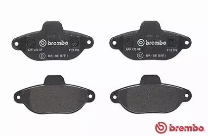 KLOCKI HAMULCOWE BREMBO FIAT CINQUECENTO PRZÓD KRK 