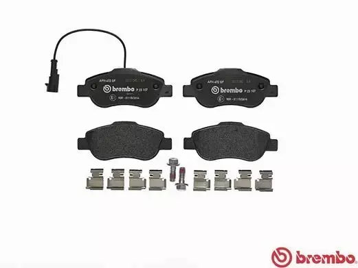 BREMBO KLOCKI HAMULCOWE PRZÓD P 23 107 