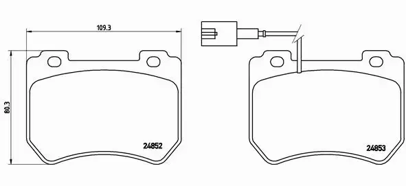 BREMBO KLOCKI HAMULCOWE PRZÓD P 23 129 