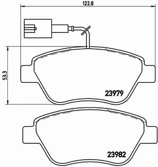 BREMBO KLOCKI HAMULCOWE PRZÓD P 23 140 