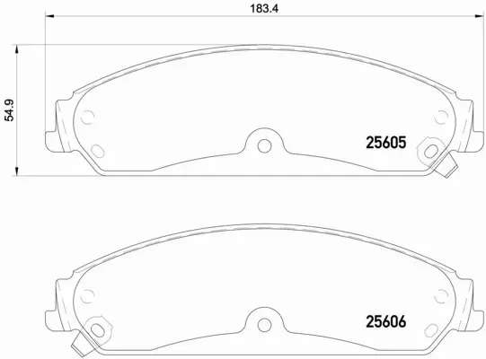 BREMBO TARCZE+KLOCKI PRZÓD CHRYSLER 300C LX 345MM 