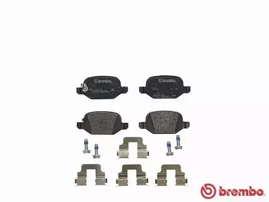 BREMBO TARCZE+KLOCKI TYŁ FIAT 500L 251MM 