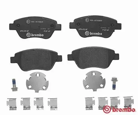 BREMBO KLOCKI HAMULCOWE PRZÓD P 23 169 