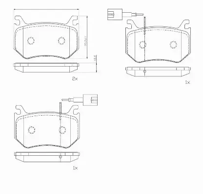 BREMBO KLOCKI HAMULCOWE P 23 184 