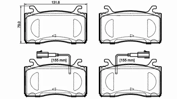 BREMBO KLOCKI HAMULCOWE P 23 185 