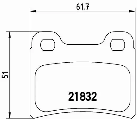 BREMBO KLOCKI HAMULCOWE TYŁ P 24 030 