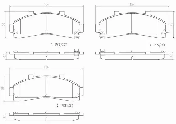 BREMBO KLOCKI HAMULCOWE PRZÓD P 24 041 