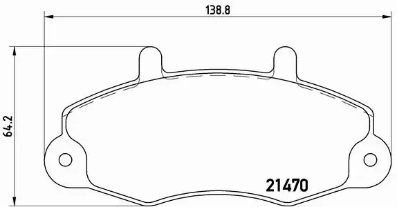 BREMBO KLOCKI HAMULCOWE PRZÓD P 24 049 