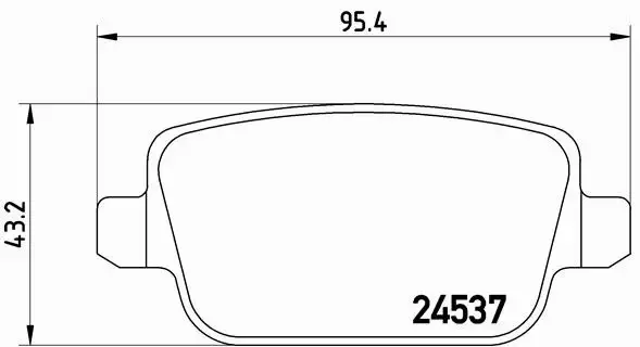 BREMBO KLOCKI HAMULCOWE TYŁ FORD GALAXY S-MAX 