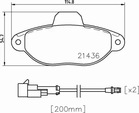 BREMBO KLOCKI HAMULCOWE P 24 147X 