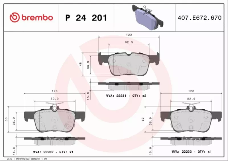 BREMBO TARCZE+KLOCKI TYŁ FORD GALAXY III 302MM 