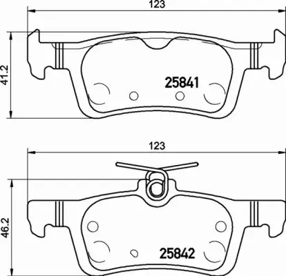 BREMBO TARCZE+KLOCKI TYŁ FORD FIESTA VII 253MM 