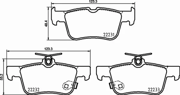 BREMBO TARCZE+KLOCKI T FORD KUGA II MK2 316MM 