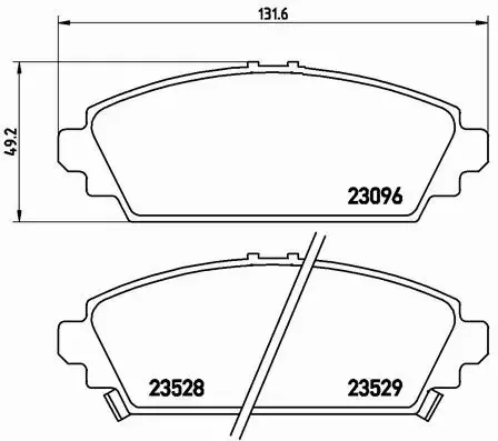 BREMBO TARCZE+KLOCKI PRZÓD HONDA ACCORD VI 260MM 