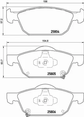 BREMBO TARCZE+KLOCKI PRZÓD HONDA CIVIC X 282MM 