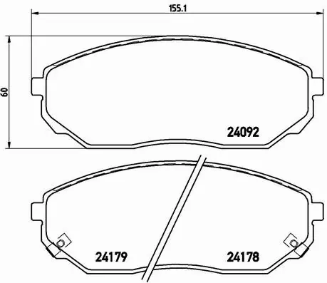 BREMBO TARCZE+KLOCKI PRZÓD KIA SORENTO I 302MM 