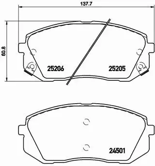 BREMBO TARCZE+KLOCKI PRZÓD HYUNDAI TUCSON TL 302MM 