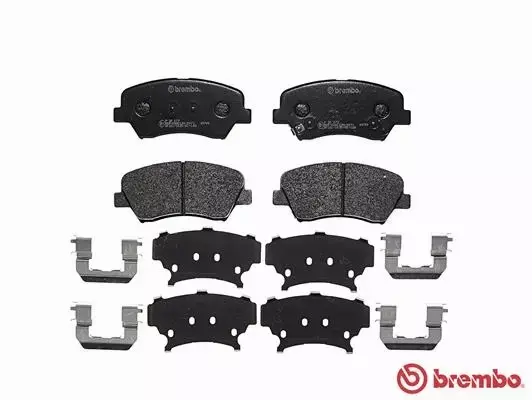 BREMBO Zestaw klocków hamulcowych, hamulce tarczowe P 30 073 