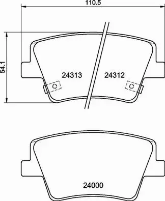 BREMBO KLOCKI HAMULCOWE P 30 117 