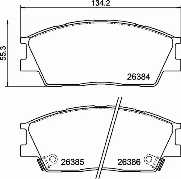 BREMBO KLOCKI HAMULCOWE P 30 126 