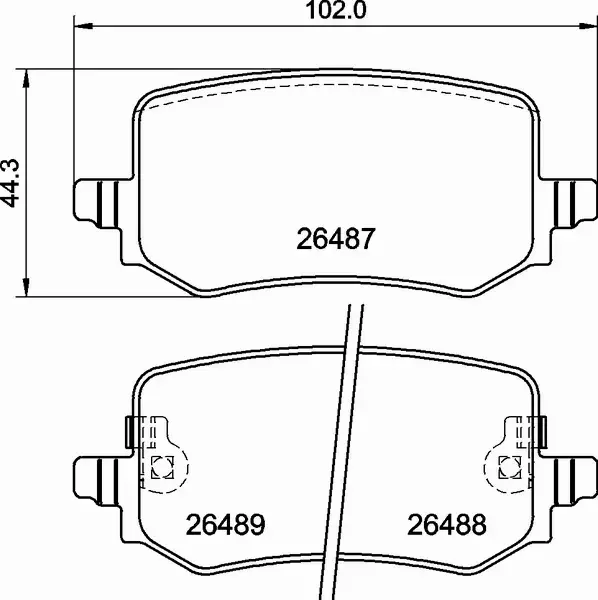 BREMBO KLOCKI HAMULCOWE P 30 139 