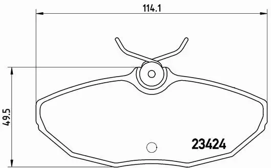 BREMBO TARCZE+KLOCKI TYŁ JAGUAR S-TYPE 288MM 