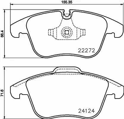 BREMBO TARCZE+KLOCKI PRZÓD JAGUAR XE X760 316MM 