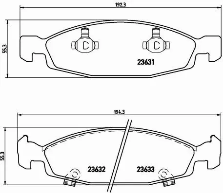 BREMBO KLOCKI HAMULCOWE PRZÓD P 37 005 