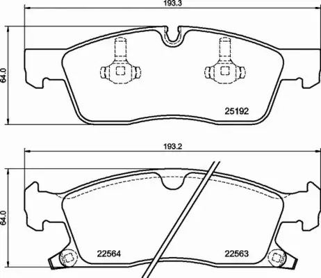 BREMBO TARCZE+KLOCKI P GRAND CHEROKEE IV 350MM 