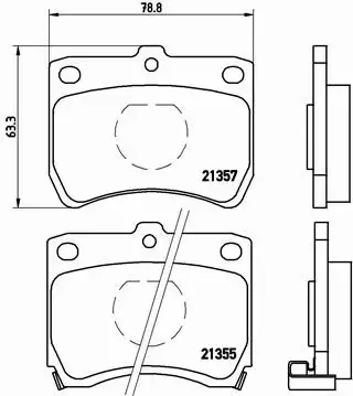 BREMBO KLOCKI HAMULCOWE PRZÓD P 49 013 