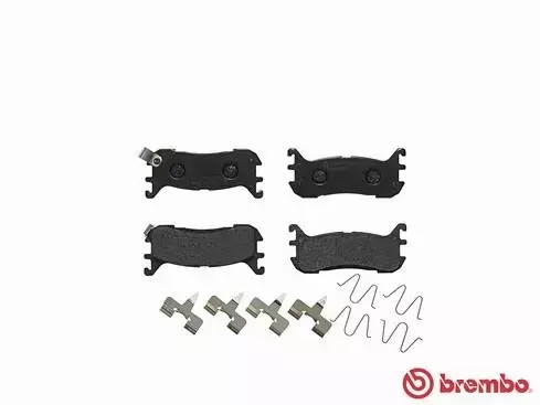 BREMBO Zestaw klocków hamulcowych, hamulce tarczowe P 49 021 