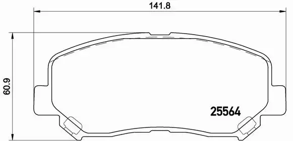 BREMBO KLOCKI HAMULCOWE PRZÓD P 49 045 