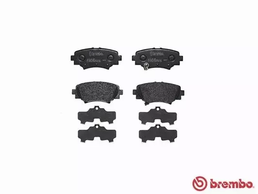 BREMBO KLOCKI HAMULCOWE TYŁ P 49 049 