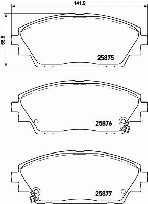 BREMBO KLOCKI HAMULCOWE PRZÓD P 49 050 