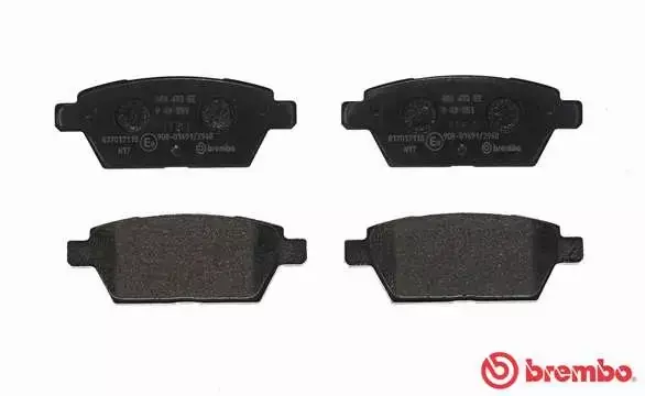 BREMBO KLOCKI HAMULCOWE TYŁ P 49 051 