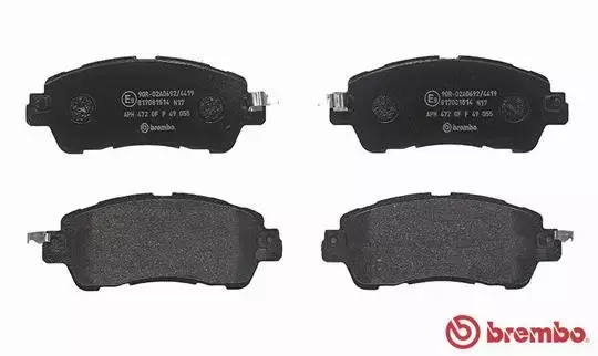 BREMBO KLOCKI HAMULCOWE PRZÓD P 49 055 