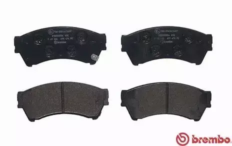 BREMBO Zestaw klocków hamulcowych, hamulce tarczowe P 49 060 