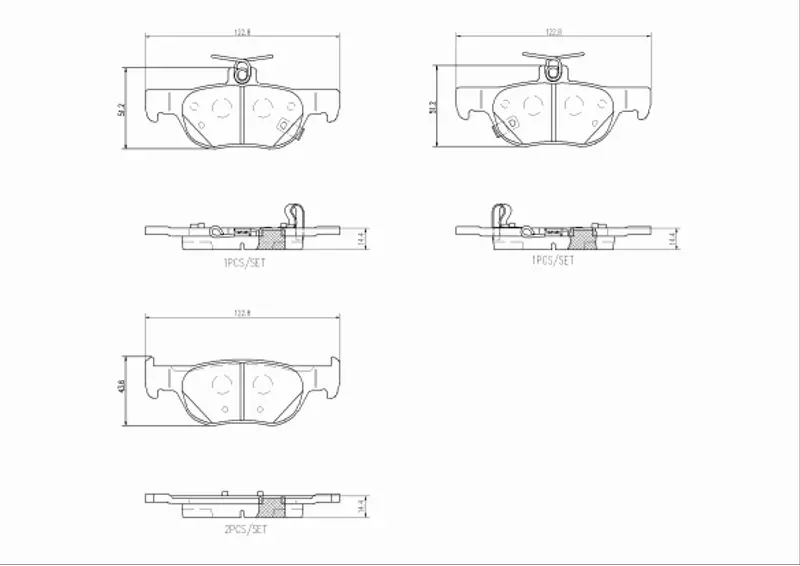 BREMBO KLOCKI HAMULCOWE P 49 064 