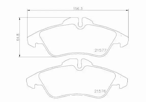 BREMBO KLOCKI HAMULCOWE MERCEDES BENZ VITO SPRINTE 