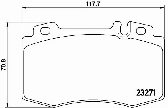 BREMBO TARCZE+KLOCKI P MERCEDES M W163 345MM 